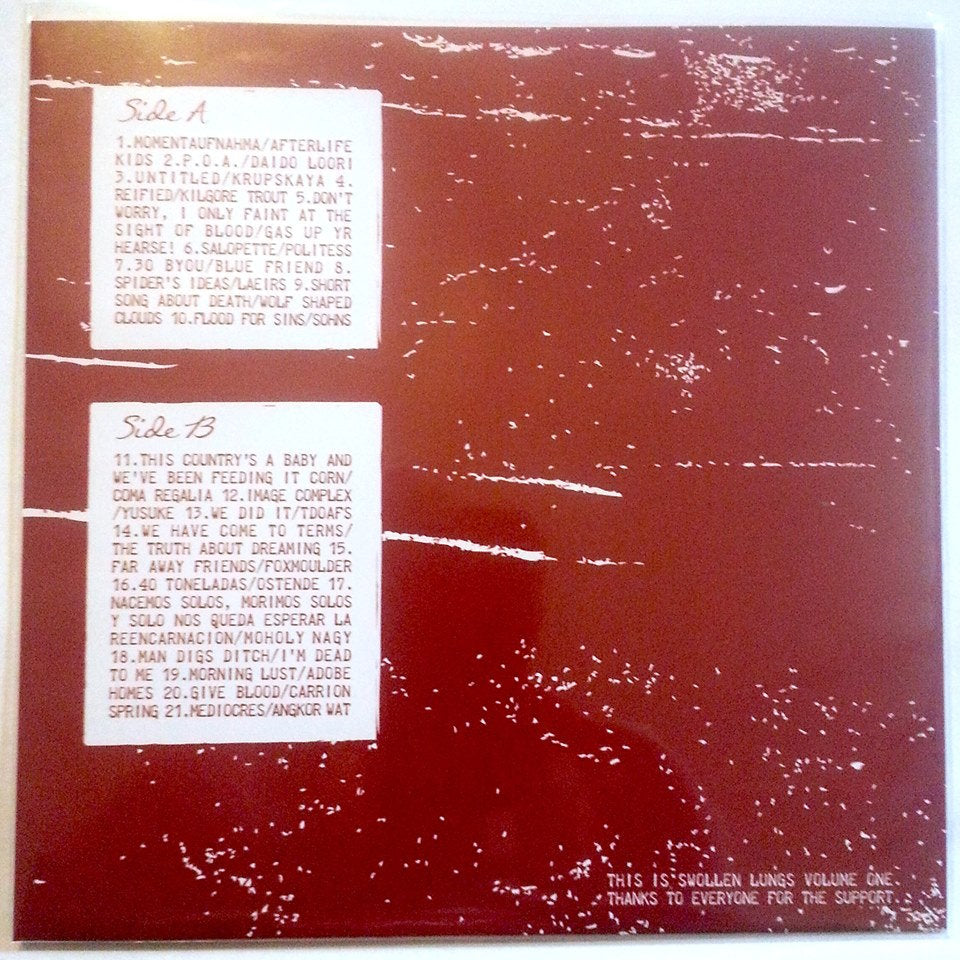 Swollen Lungs Vol 1 - Black 7"
