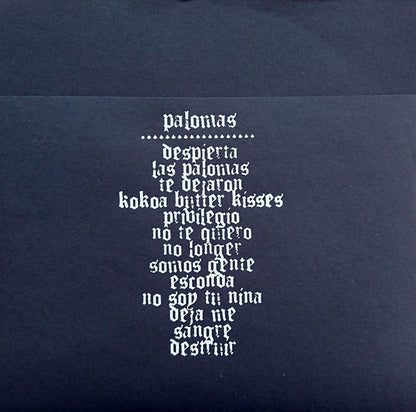 Plauge walker - "Palomas" white 10"